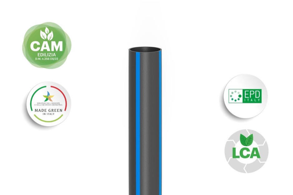 Tubazioni in polietilene per acqua in barra