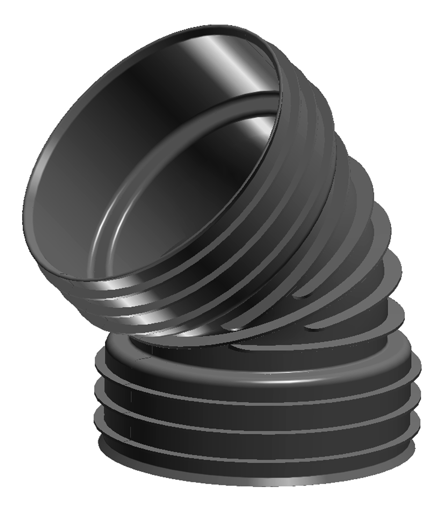 S.curva per corrugato fognatura