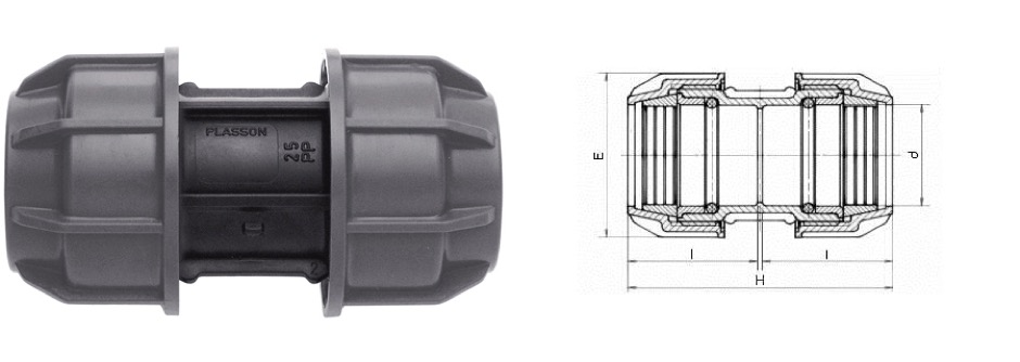 Manicotto polietilene ecofit