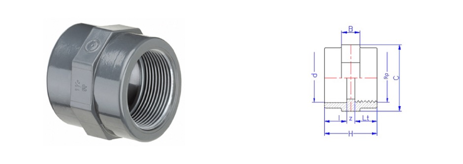 Manicotto di passaggio pvc