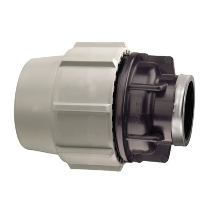 Raccordo polietilene compressione filettato f