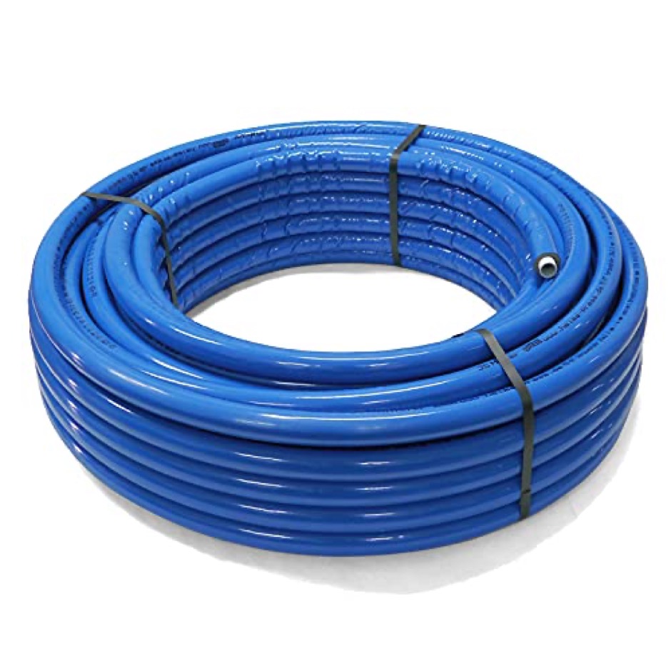 Tubo multistrato coibentato blu