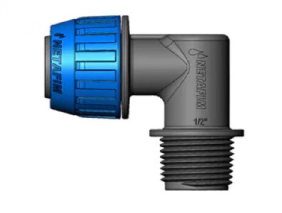 Gomito filettato m tipo flare