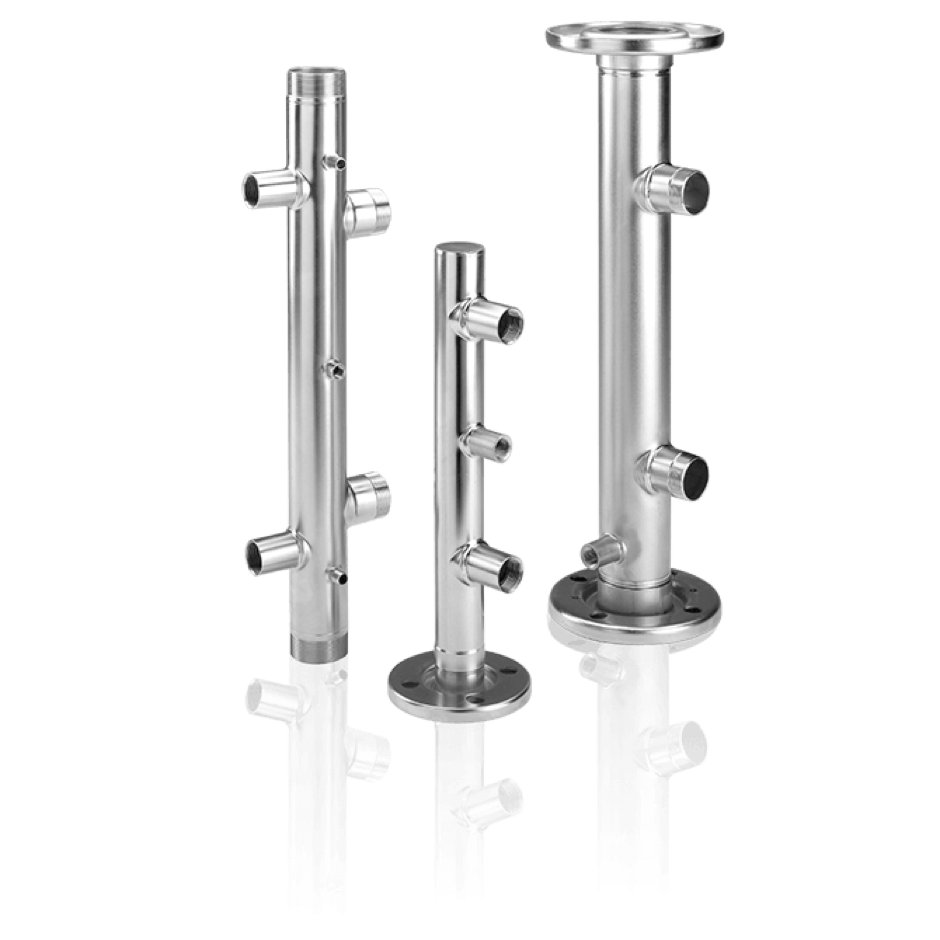 Collettore aspirazione inox per gruppi pompe