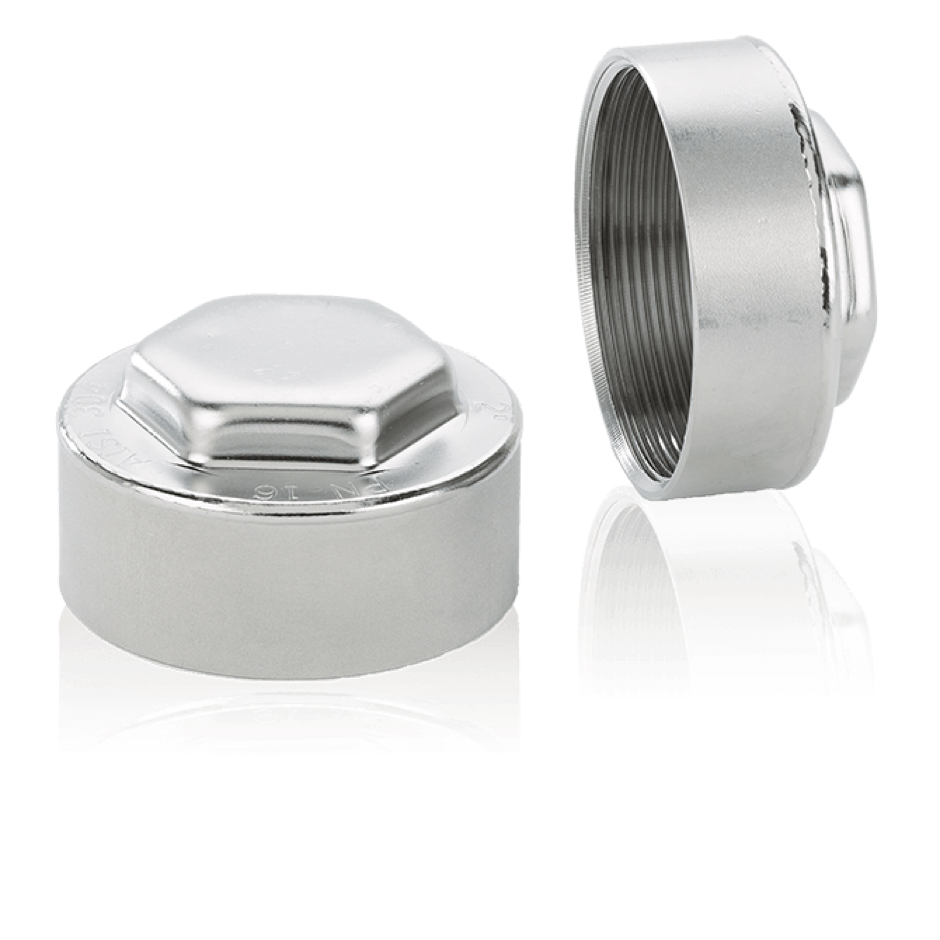 Calotta stampata inox per collettori