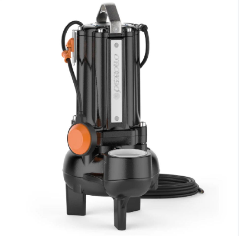 Elettropompa sommersa per acque cariche ad alta portata