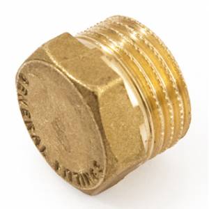 Tappo filettato m ottone