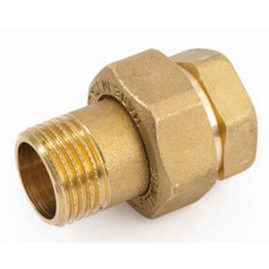 Bocchettone filettato mf ottone