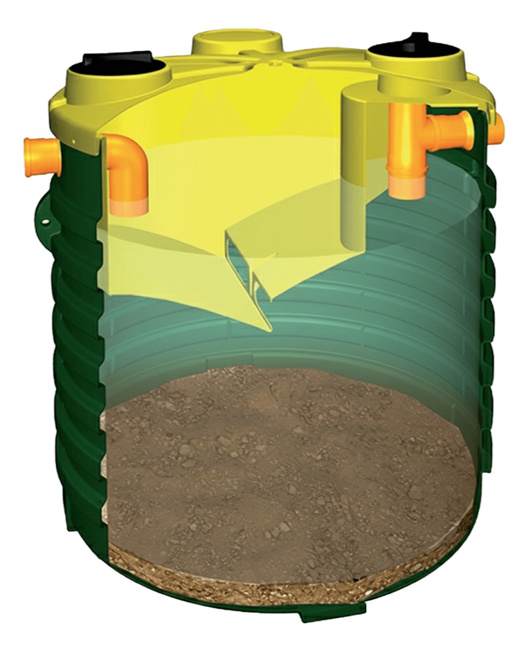 Vasca biologica imhoff corrugata