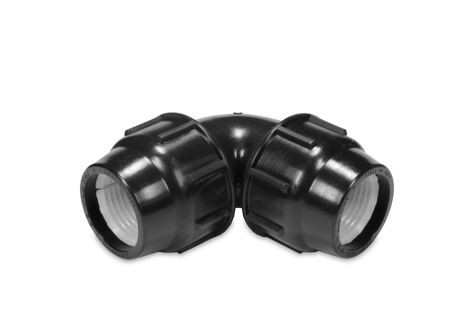 Gomito per polietilene pn10