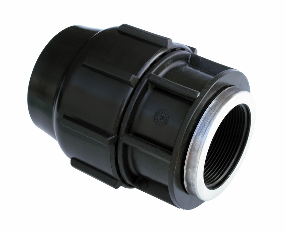 Raccordo filettato f per polietilene pn10