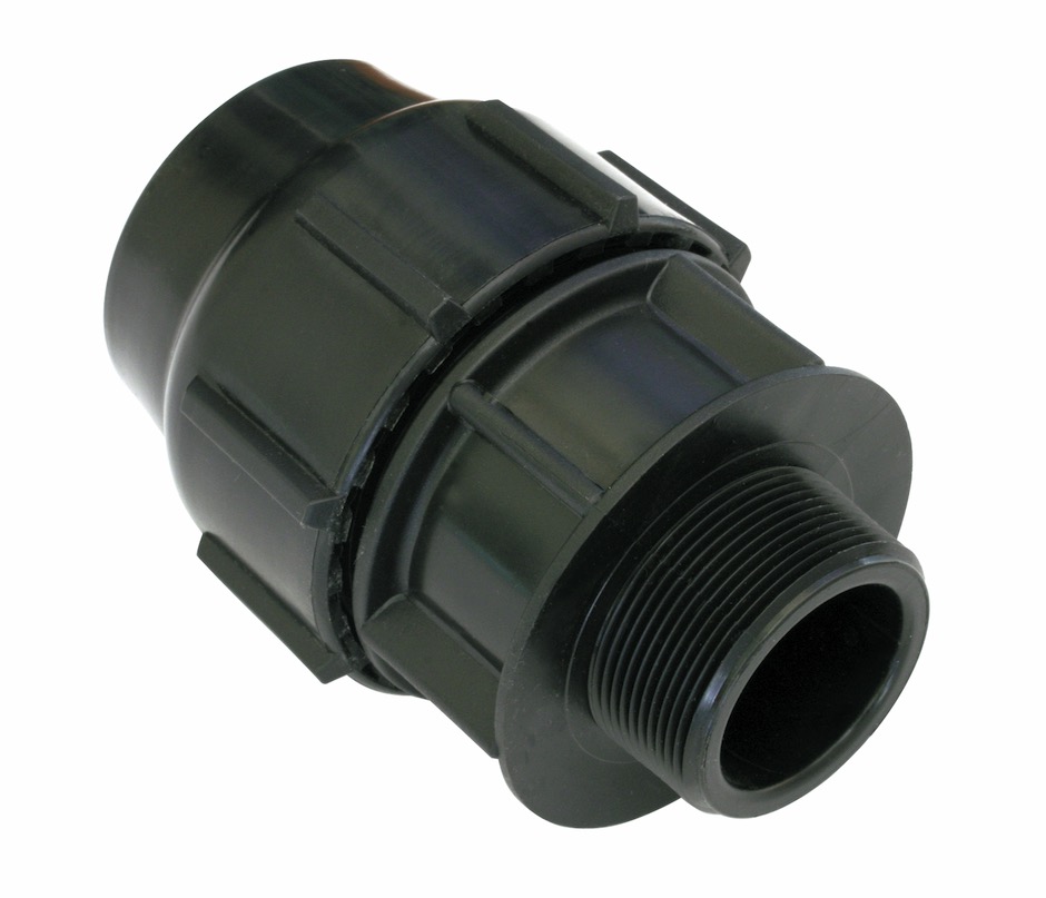 Raccordo filettato m per polietilene pn10