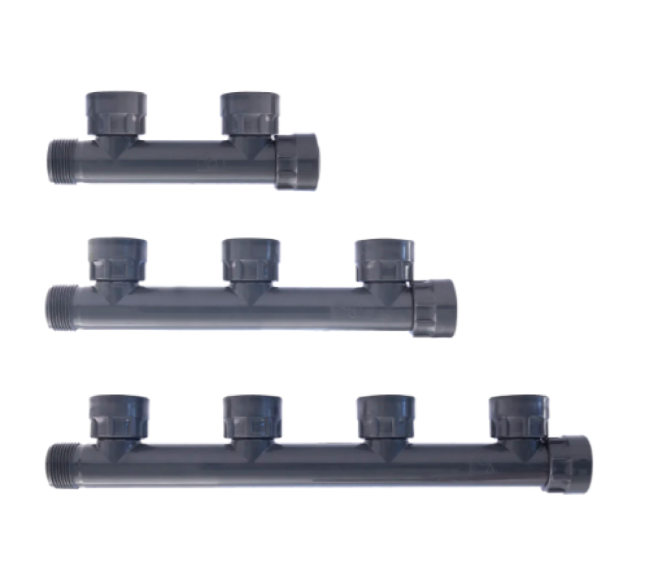 Collettore con bocchettone