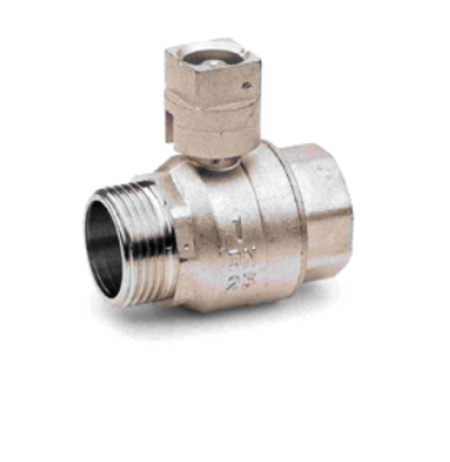 Valvola sfera piombabile in ottone